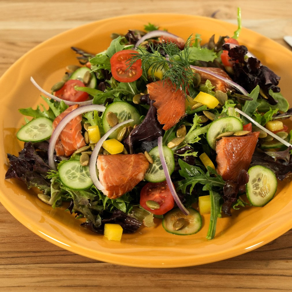 Maple Candied Smoked Trout