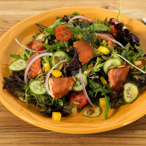 Maple Candied Smoked Trout