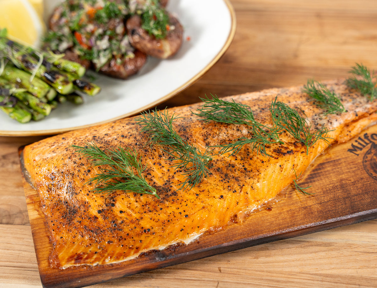 Cedar Plank Maple Marinated Trout Fillet