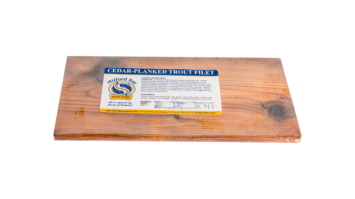 Cedar Plank Maple Marinated Trout Fillet