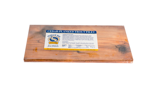 Cedar Plank Maple Marinated Trout Fillet