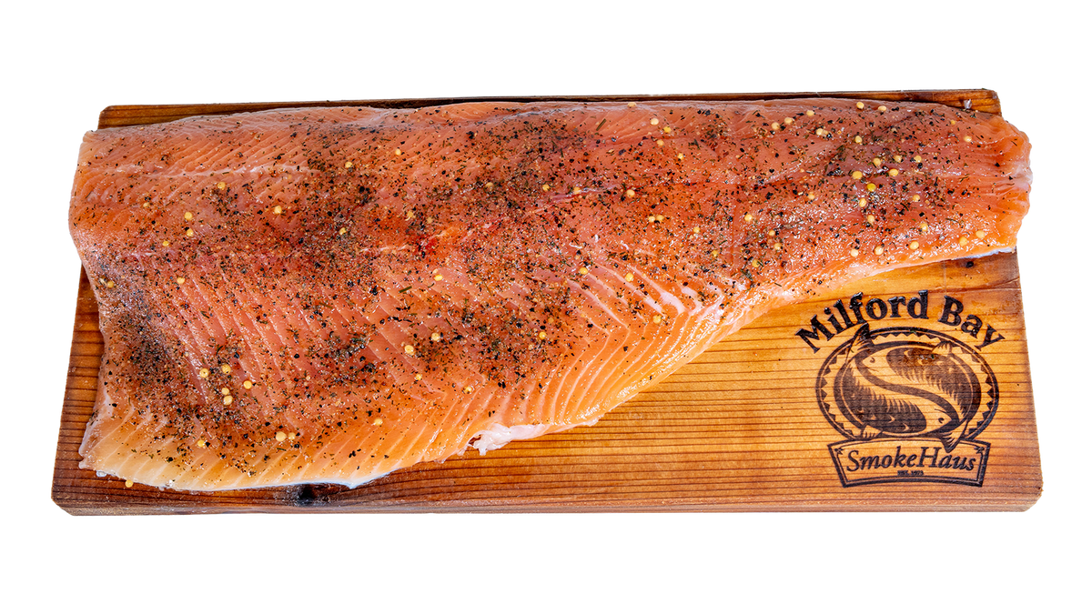 Cedar Plank Maple Marinated Trout Fillet